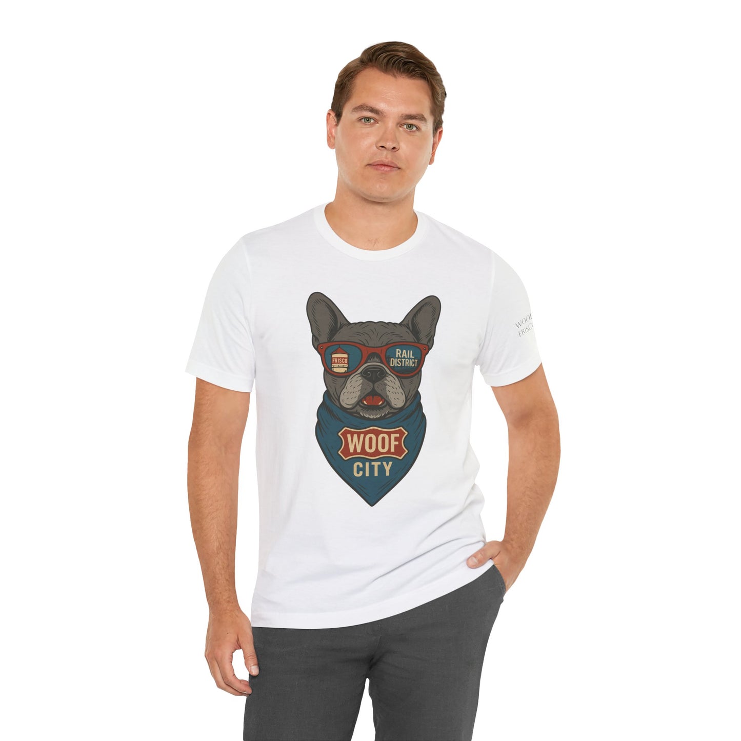 French Bulldog Unisex Tee Snort Snooze Style