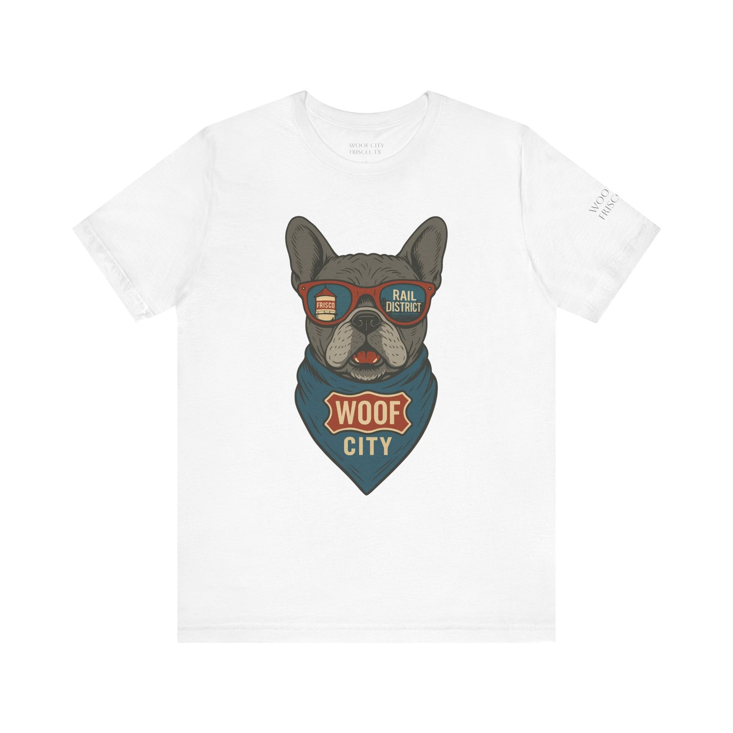 French Bulldog Unisex Tee Snort Snooze Style