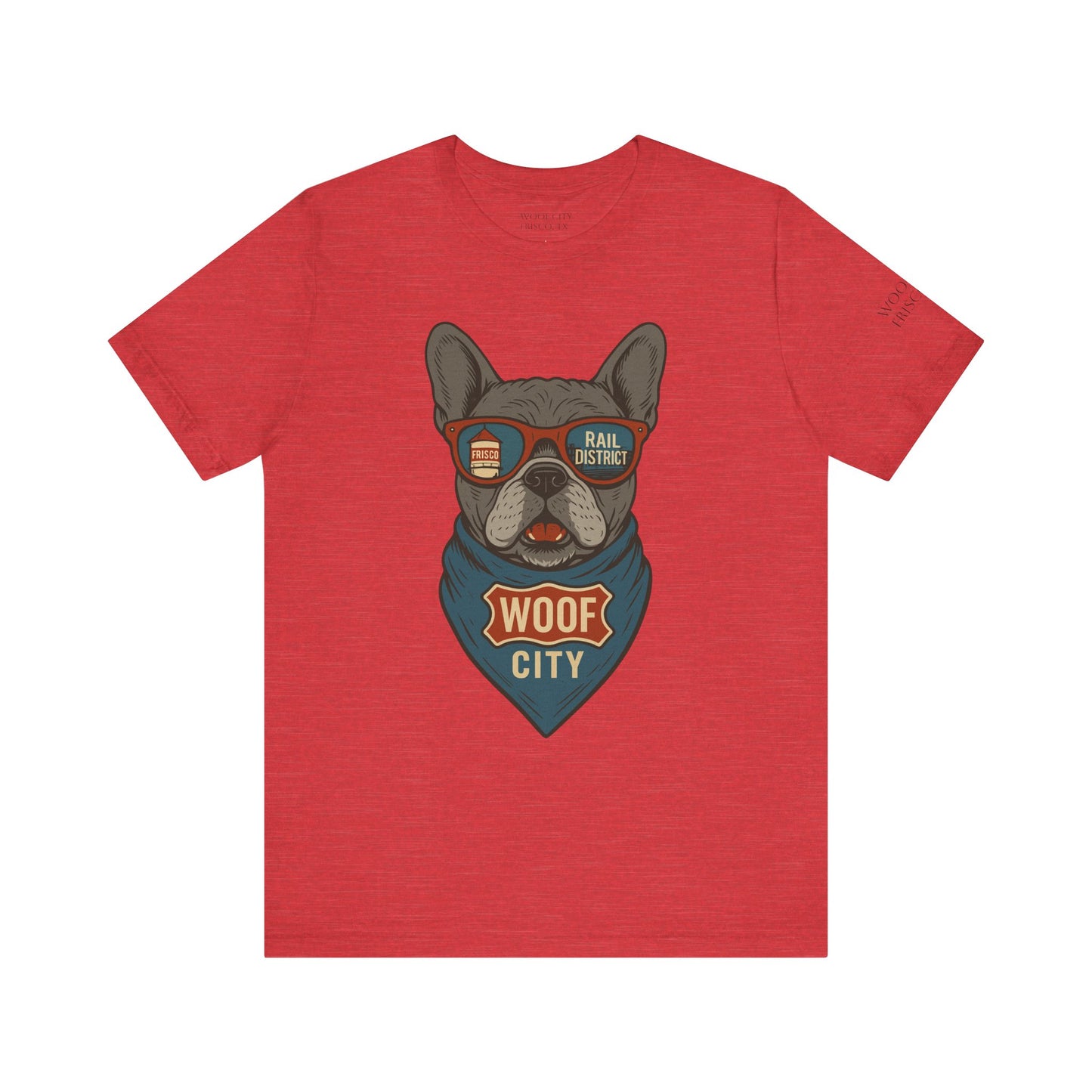 French Bulldog Unisex Tee Snort Snooze Style