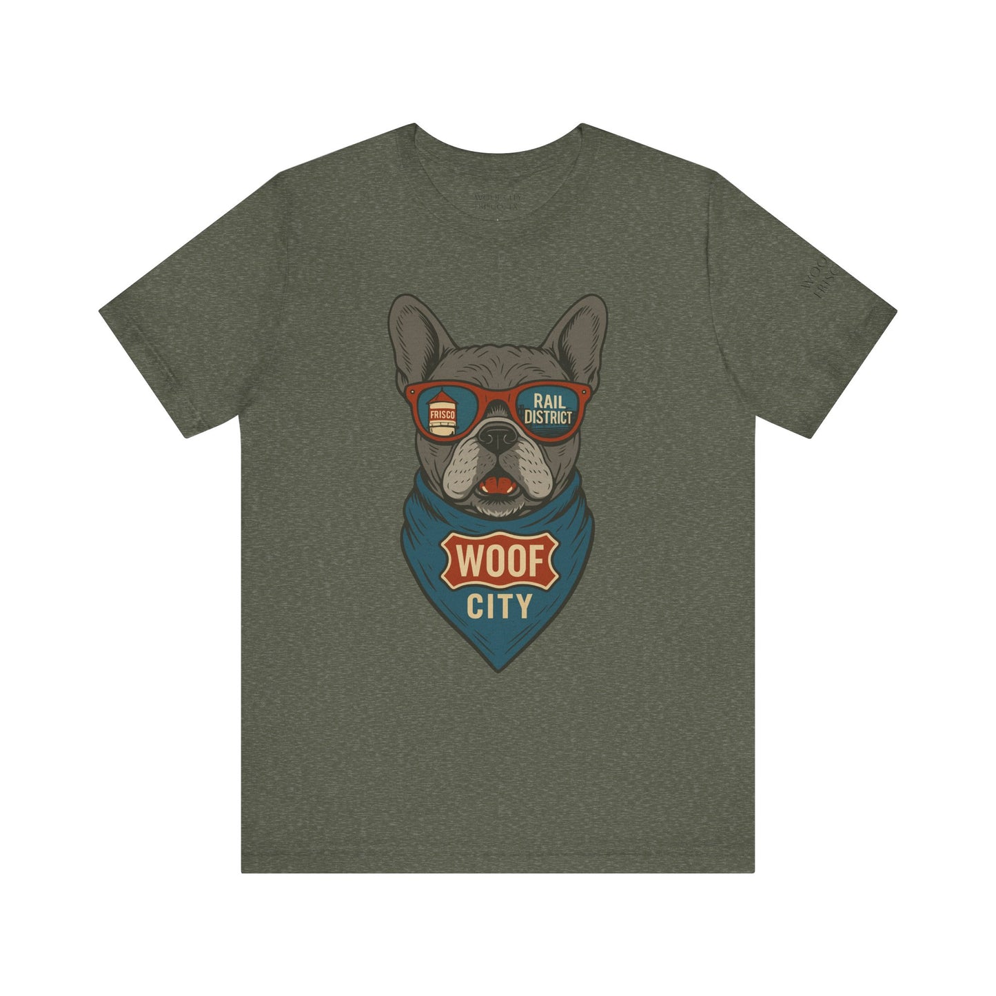 French Bulldog Unisex Tee Snort Snooze Style