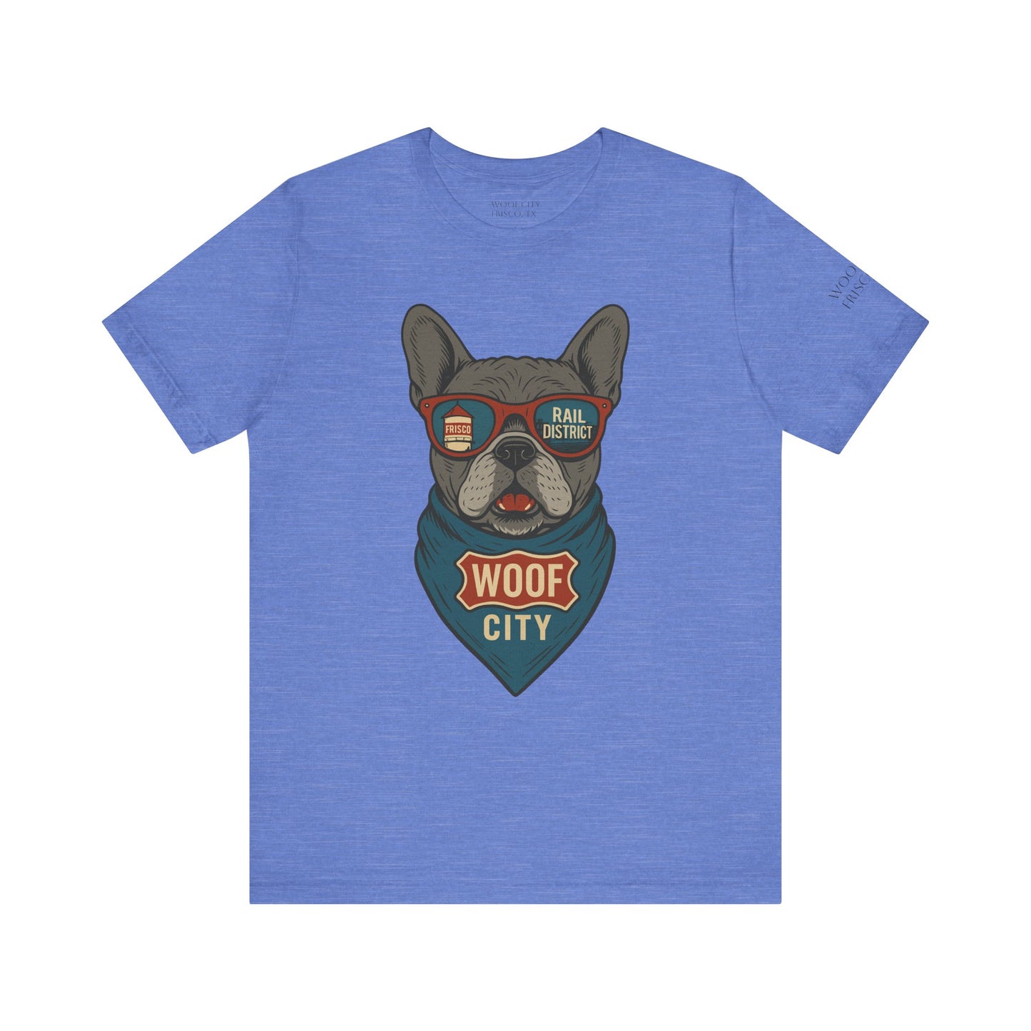 French Bulldog Unisex Tee Snort Snooze Style
