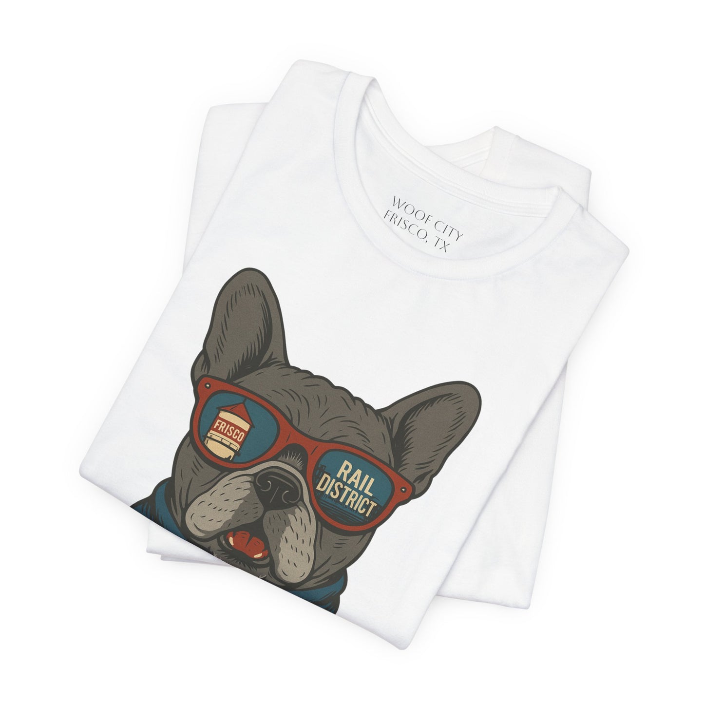 French Bulldog Unisex Tee Snort Snooze Style