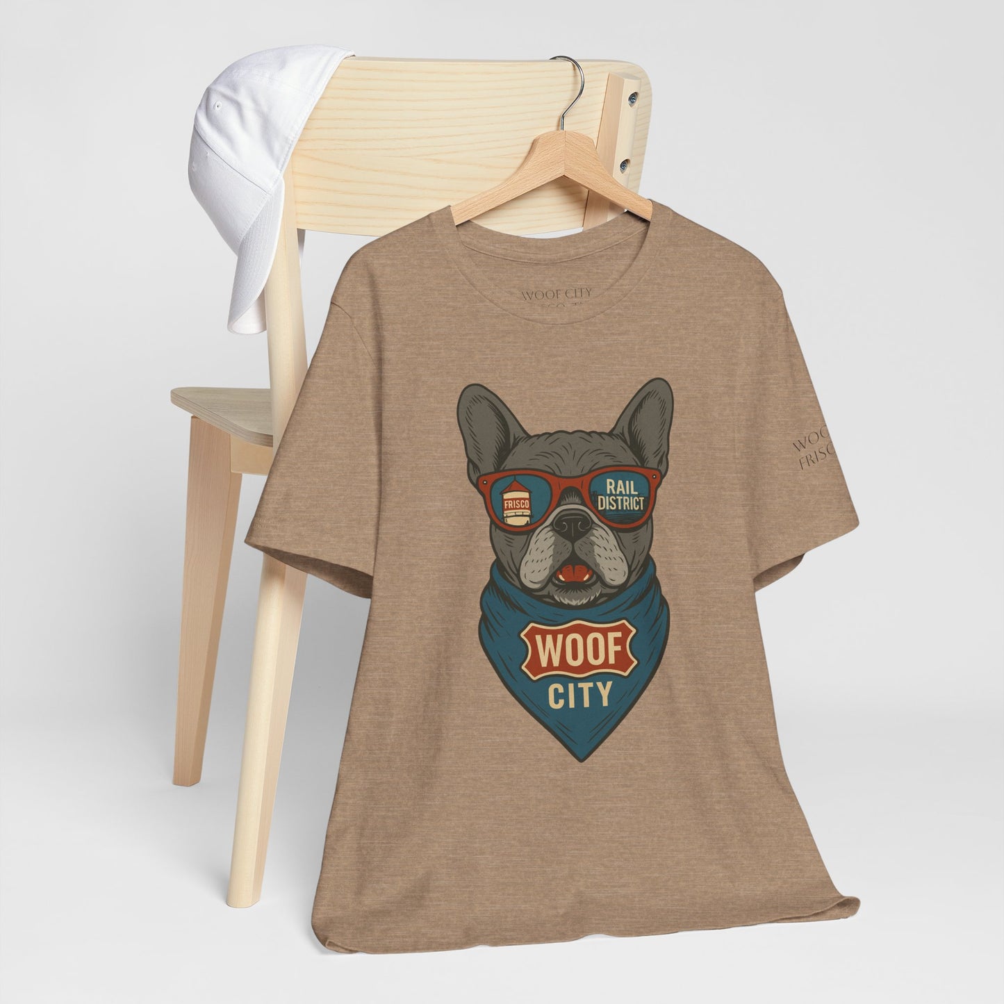 French Bulldog Unisex Tee Snort Snooze Style