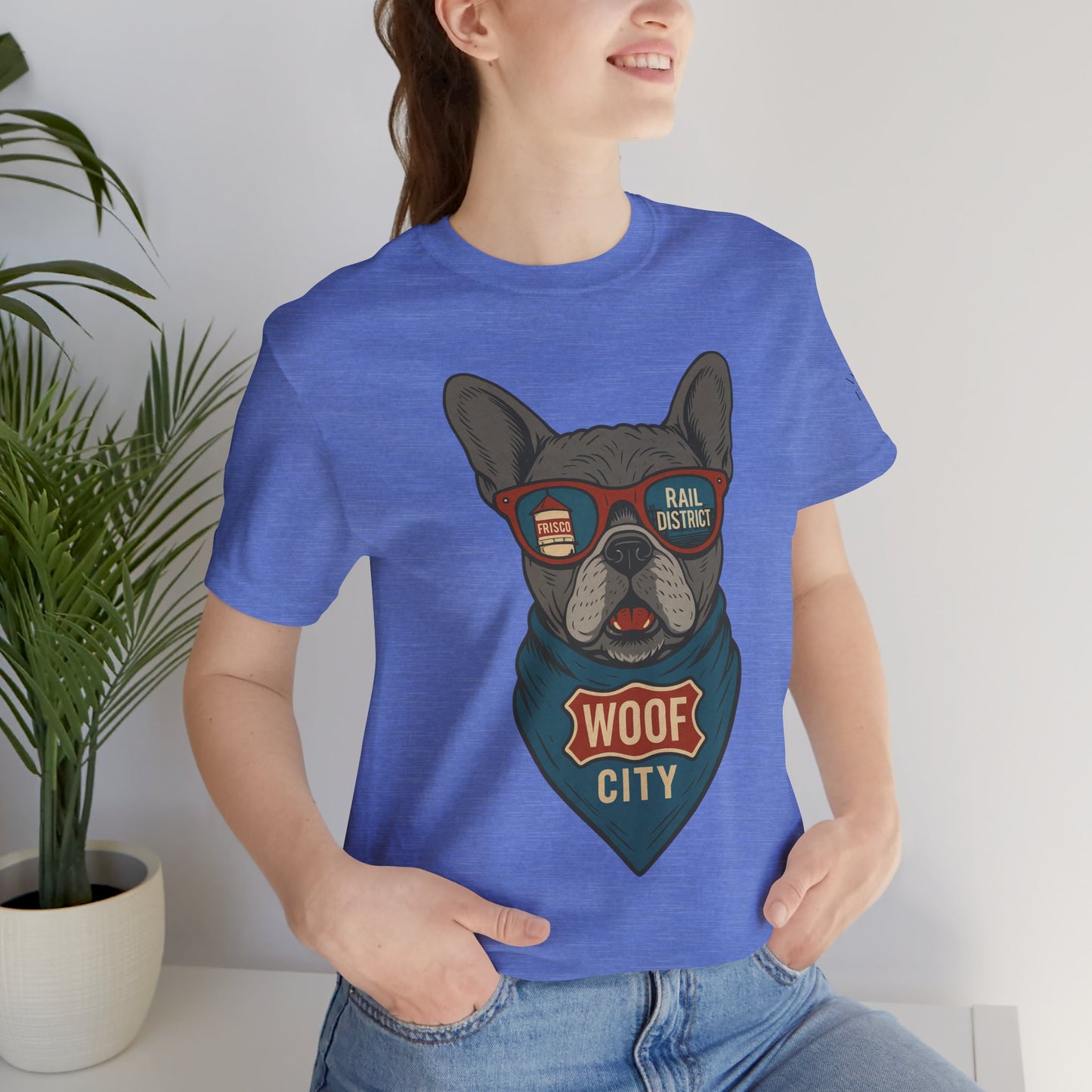 French Bulldog Unisex Tee Snort Snooze Style