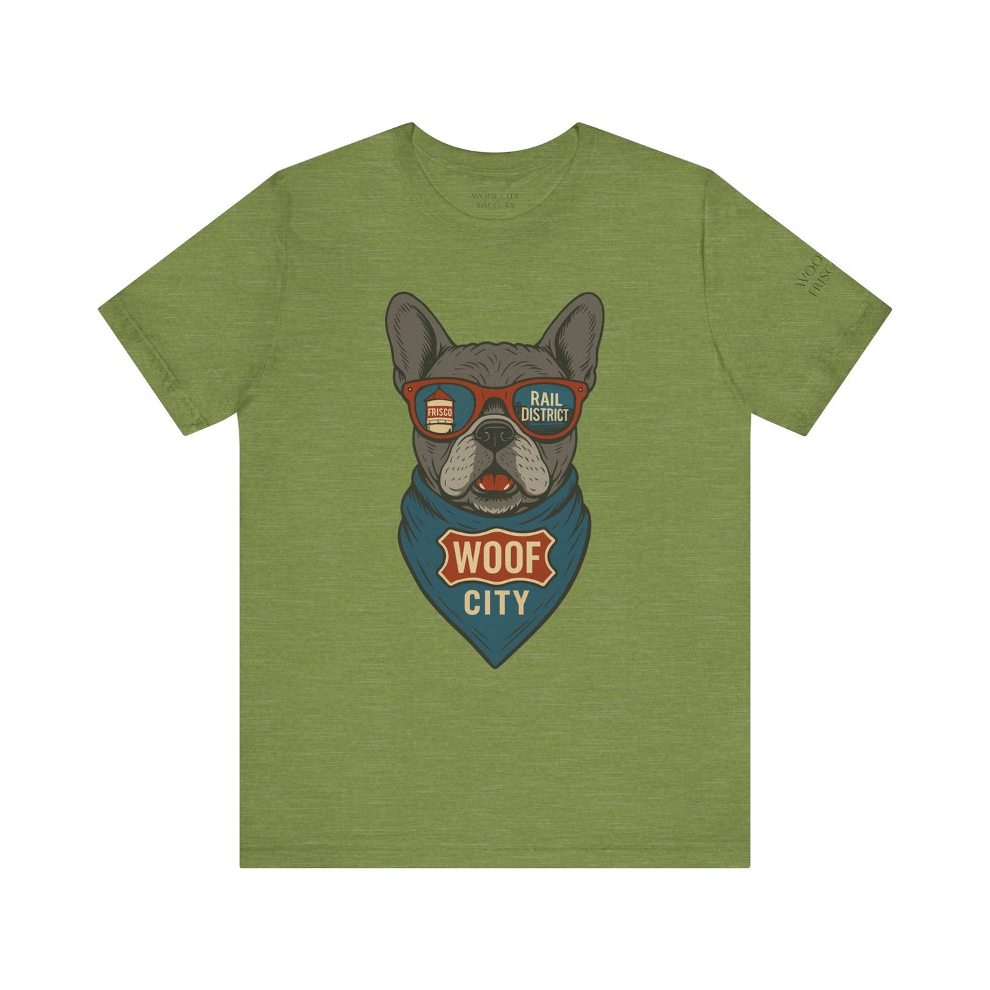 French Bulldog Unisex Tee Snort Snooze Style