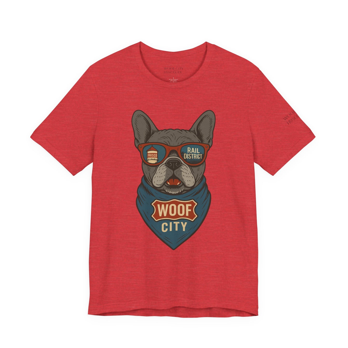 French Bulldog Unisex Tee Snort Snooze Style