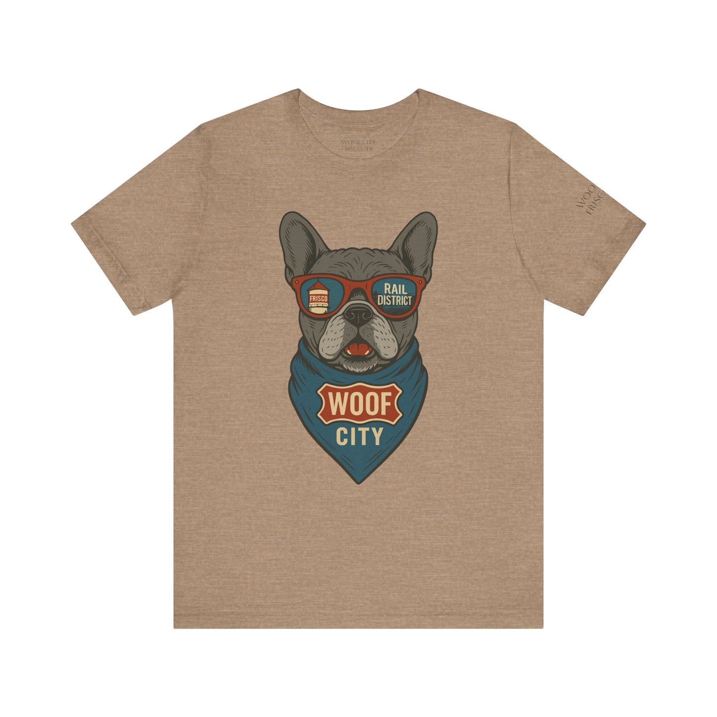 French Bulldog Unisex Tee Snort Snooze Style