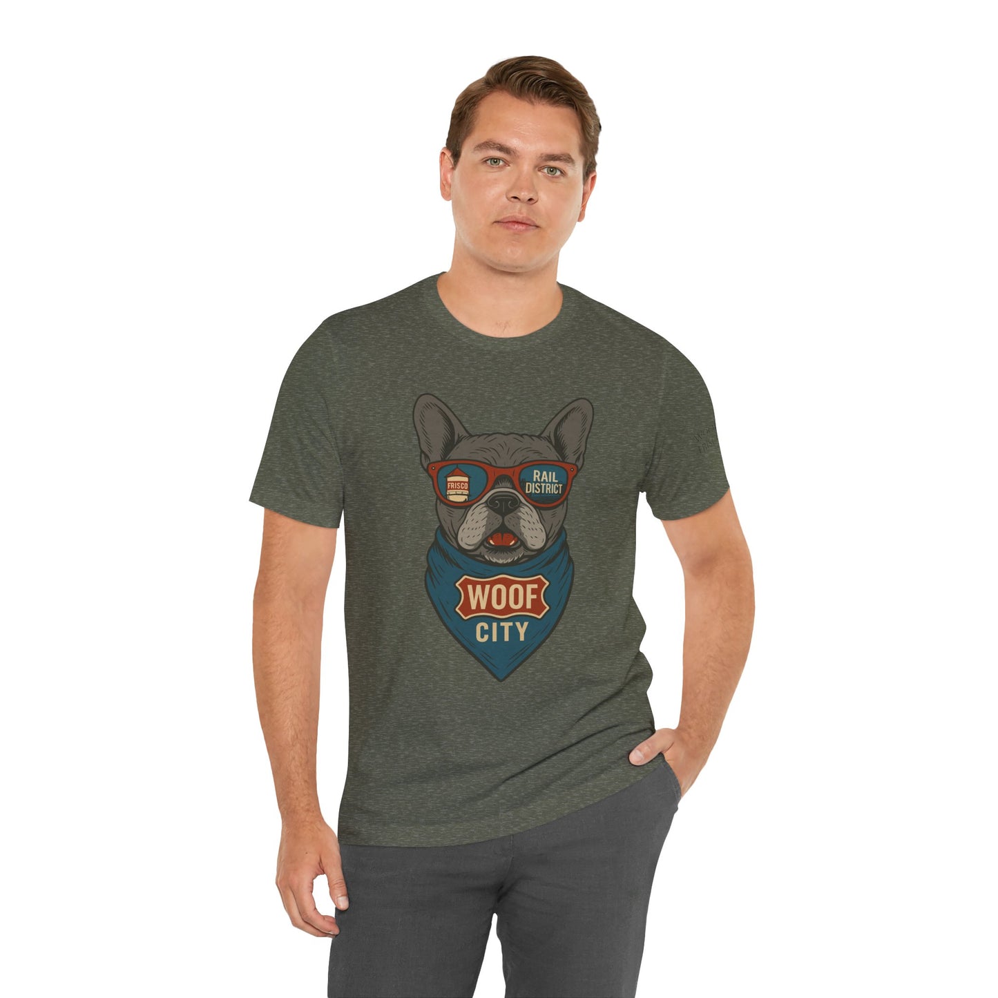 French Bulldog Unisex Tee Snort Snooze Style