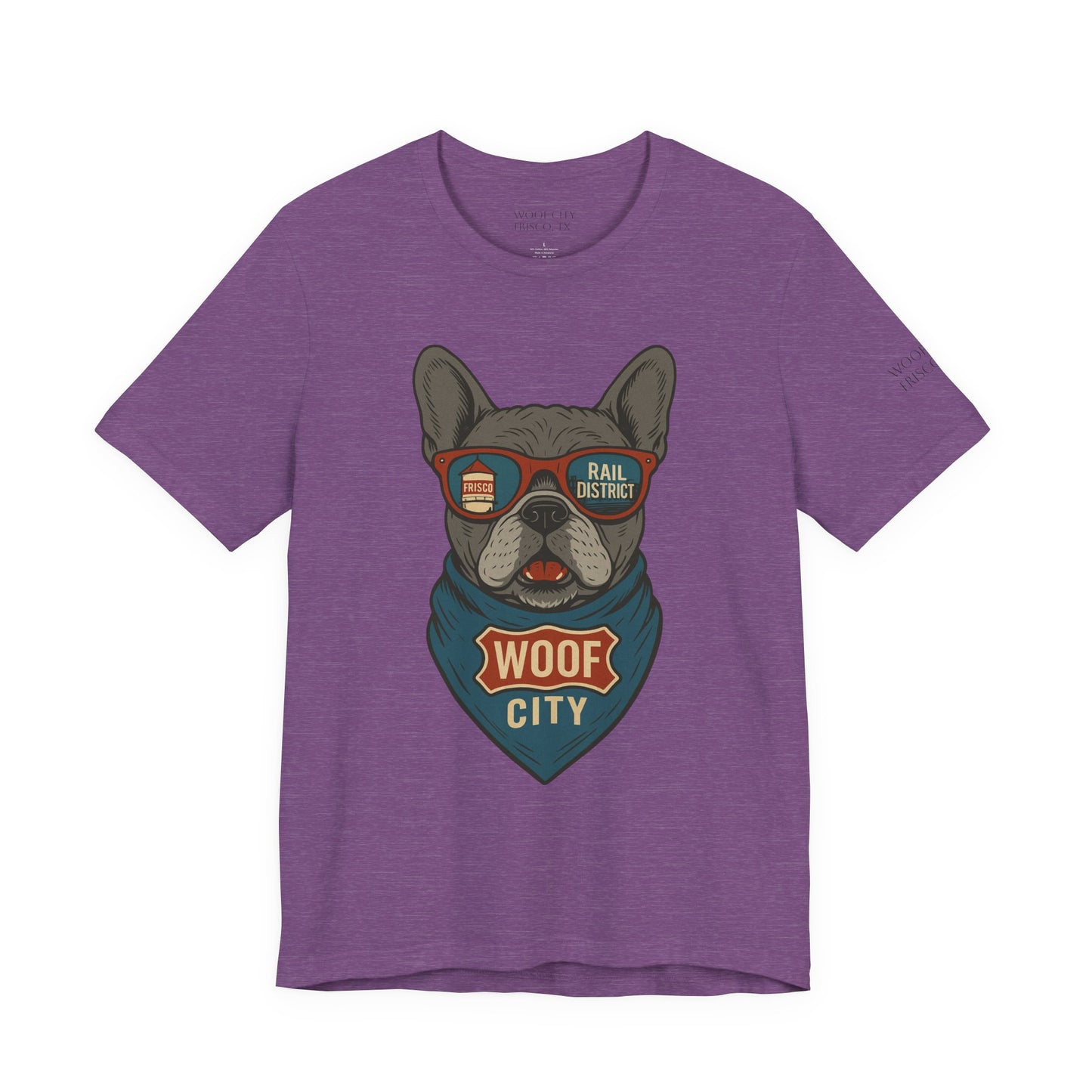 French Bulldog Unisex Tee Snort Snooze Style