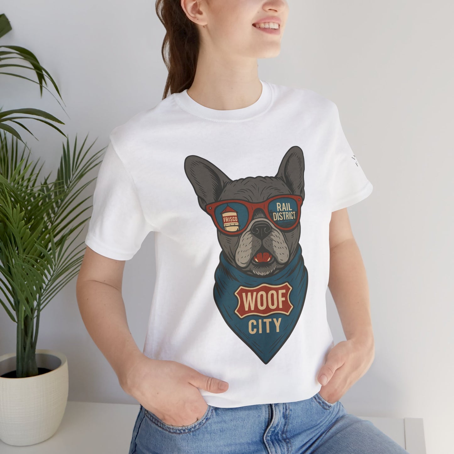 French Bulldog Unisex Tee Snort Snooze Style
