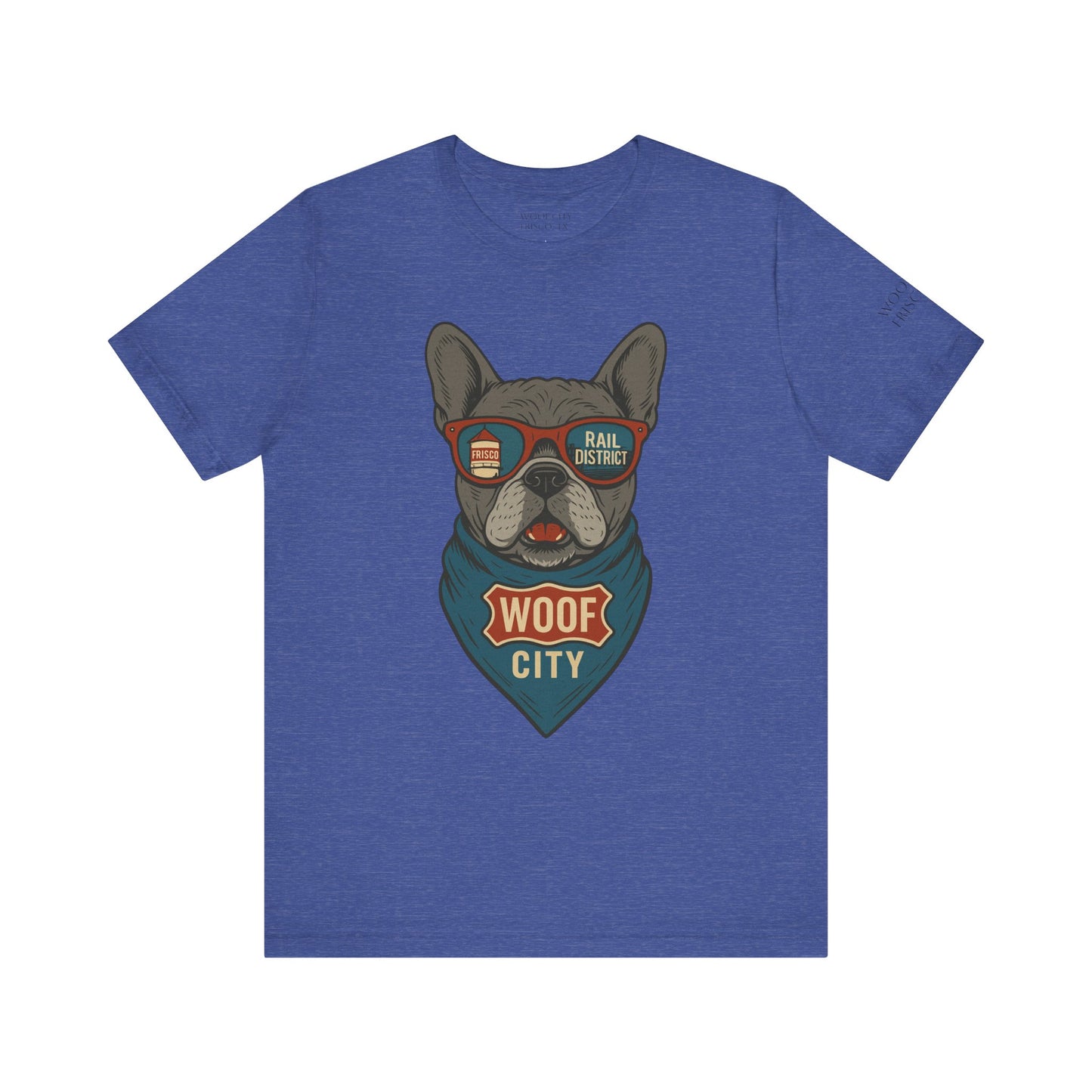 French Bulldog Unisex Tee Snort Snooze Style