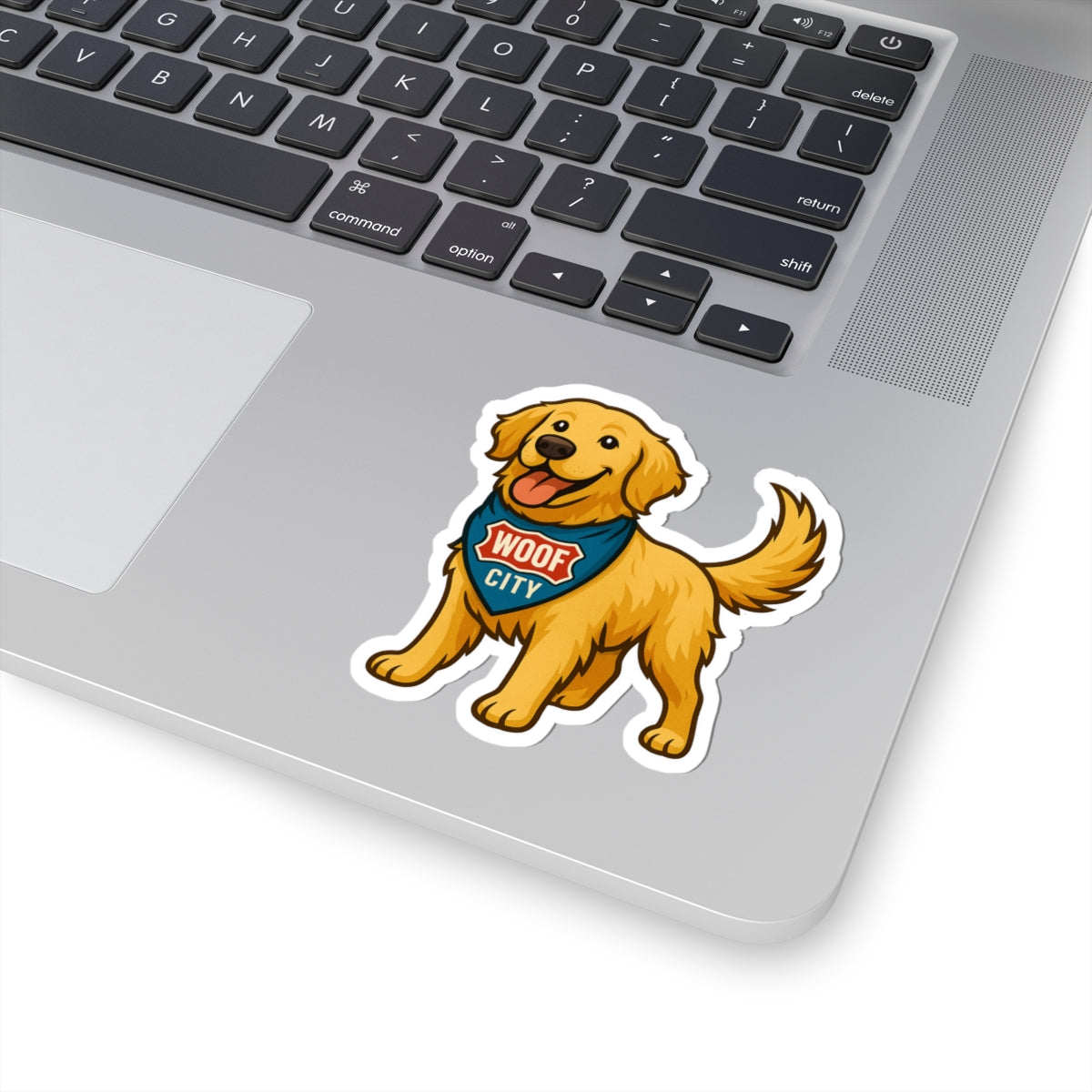 Stickers - Frisco Golden Retriever Mayor of the Patio Design