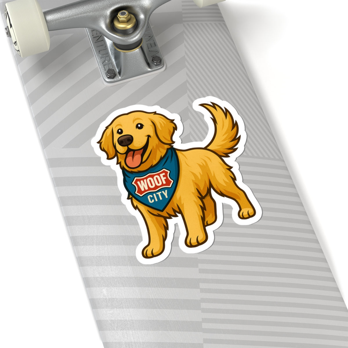 Stickers - Frisco Golden Retriever Mayor of the Patio Design