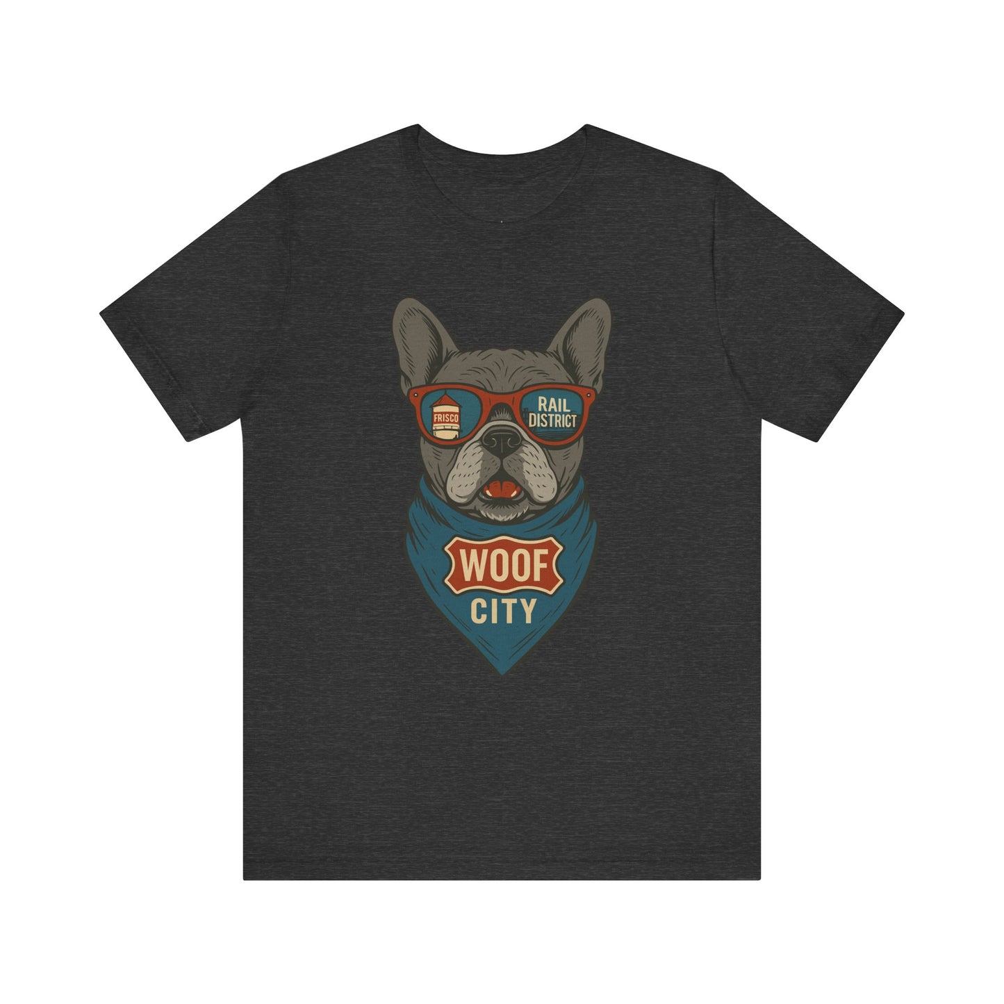 French Bulldog Unisex Tee Snort Snooze Style