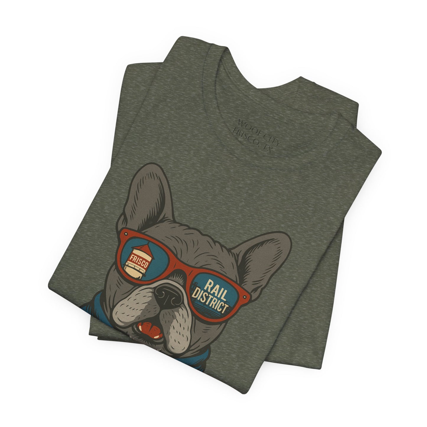 French Bulldog Unisex Tee Snort Snooze Style