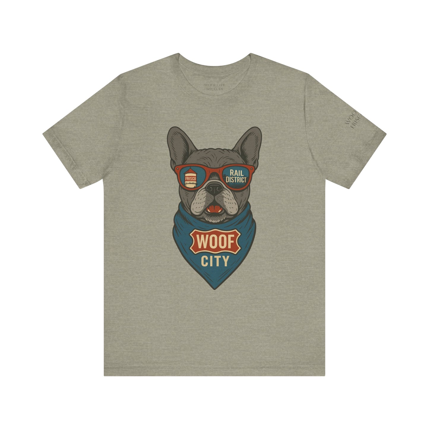 French Bulldog Unisex Tee Snort Snooze Style