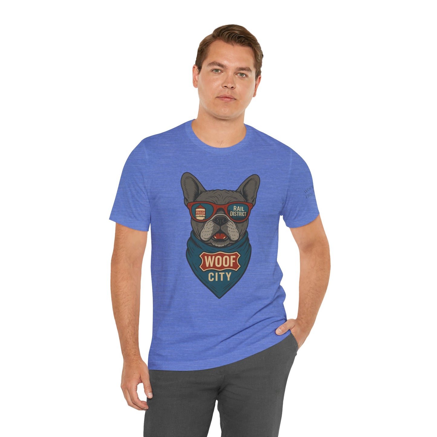 French Bulldog Unisex Tee Snort Snooze Style