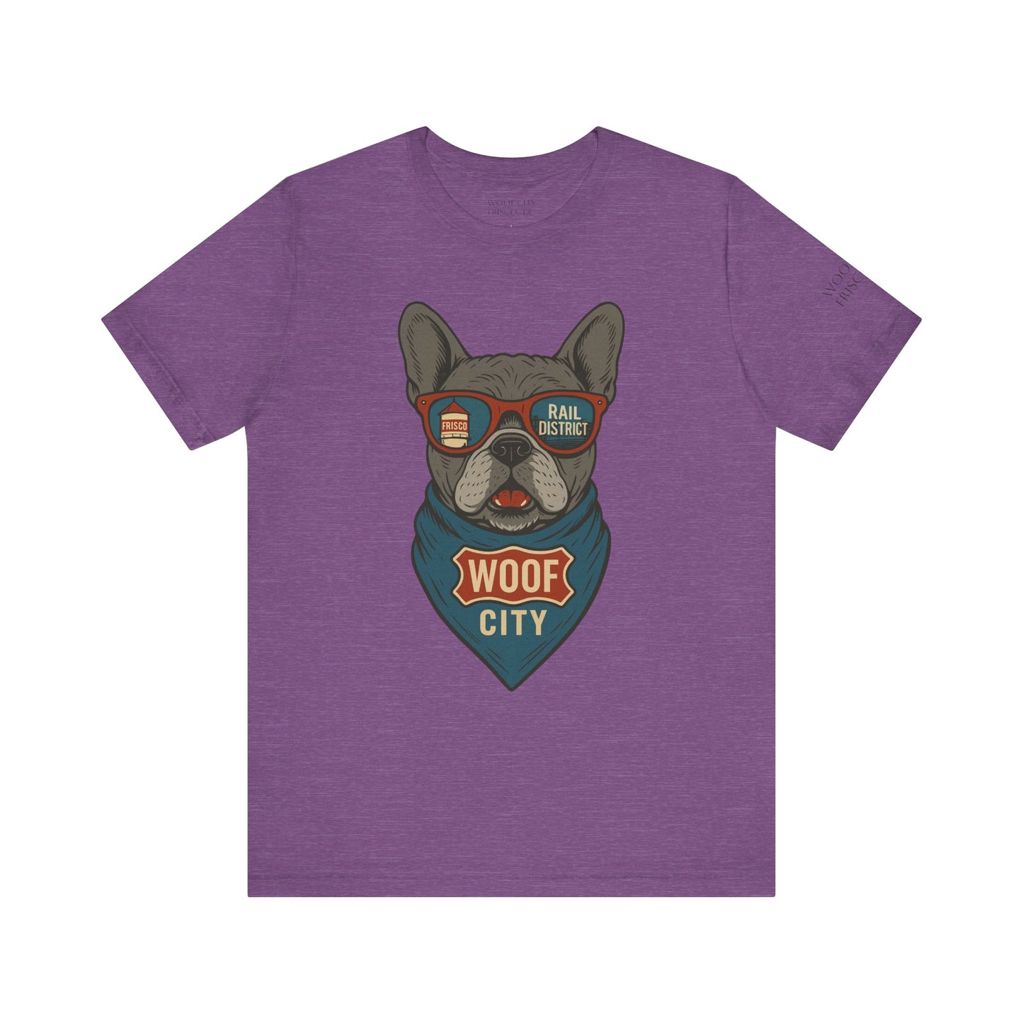 French Bulldog Unisex Tee Snort Snooze Style