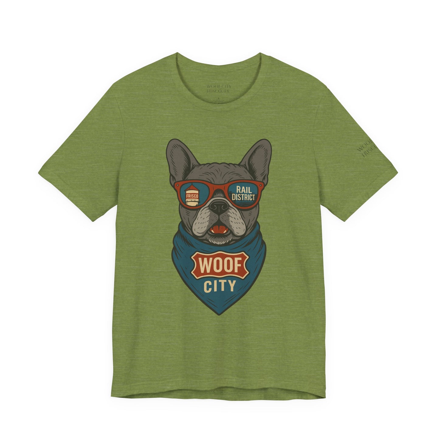 French Bulldog Unisex Tee Snort Snooze Style