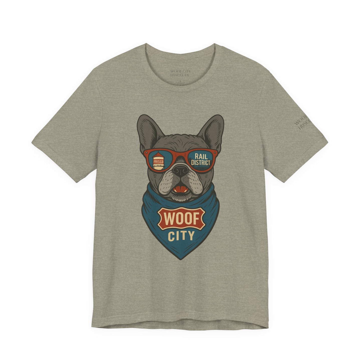 French Bulldog Unisex Tee Snort Snooze Style