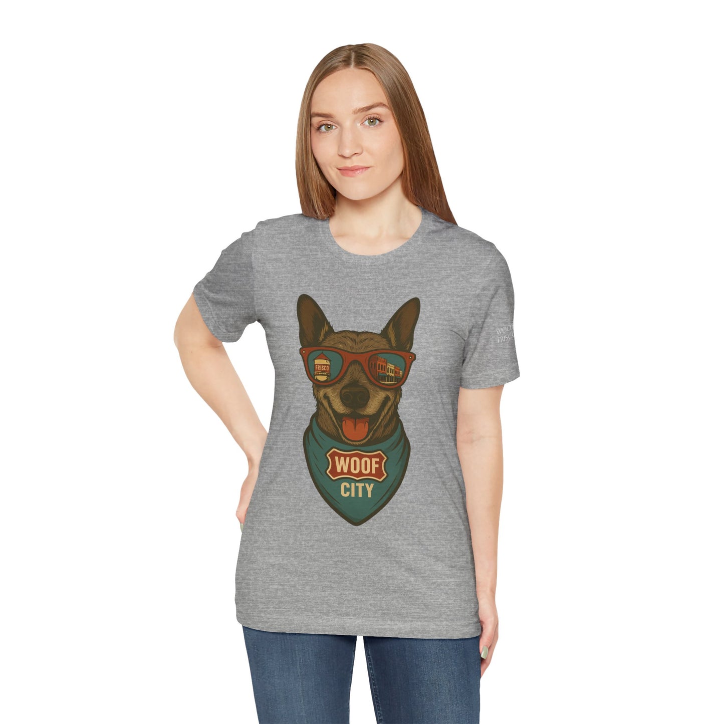 T-Shirt Doug, My Friend's Loyal Pup Unisex Jersey Short Sleeve Tee