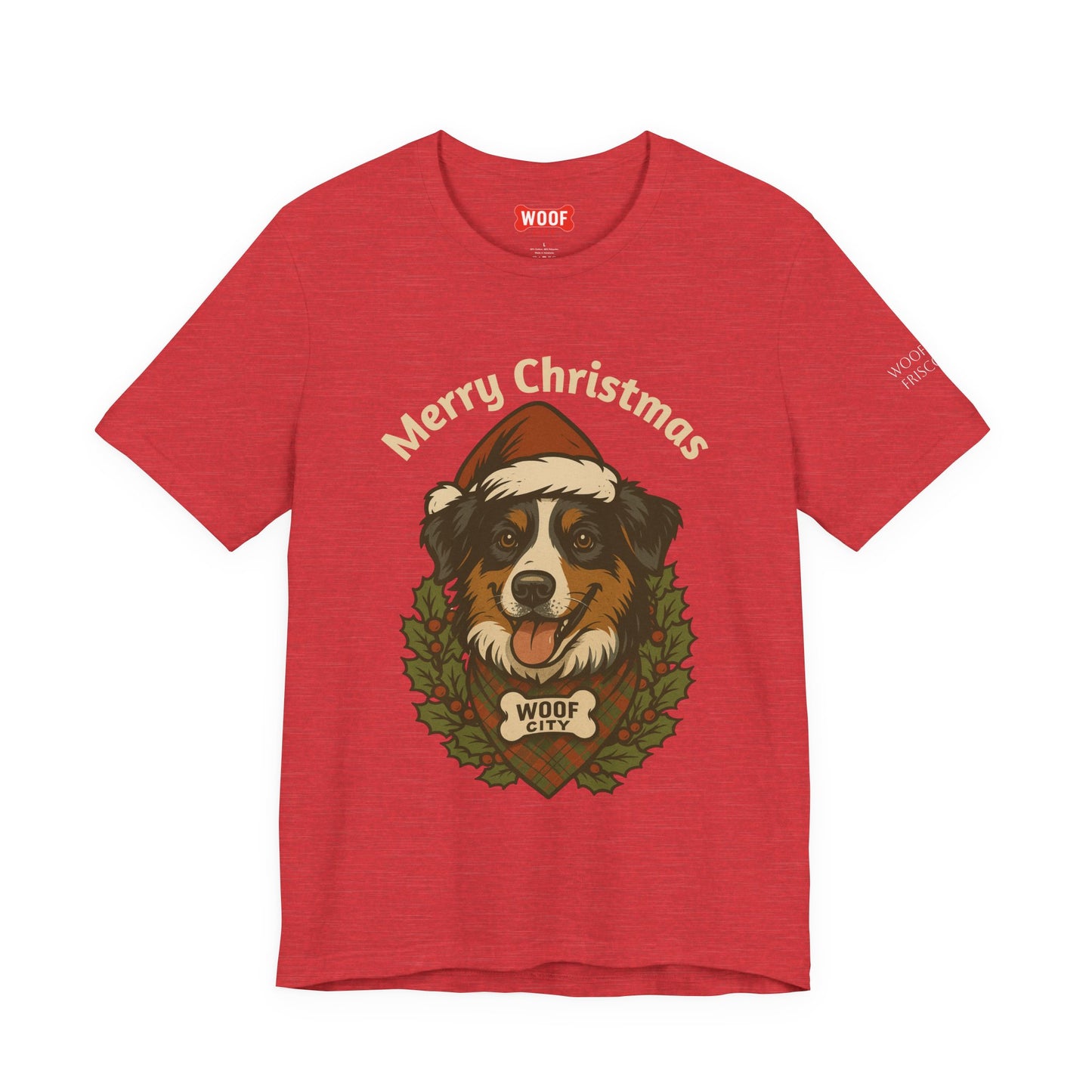 Herding Holiday Cheer – Australian Shepherd Christmas Tee