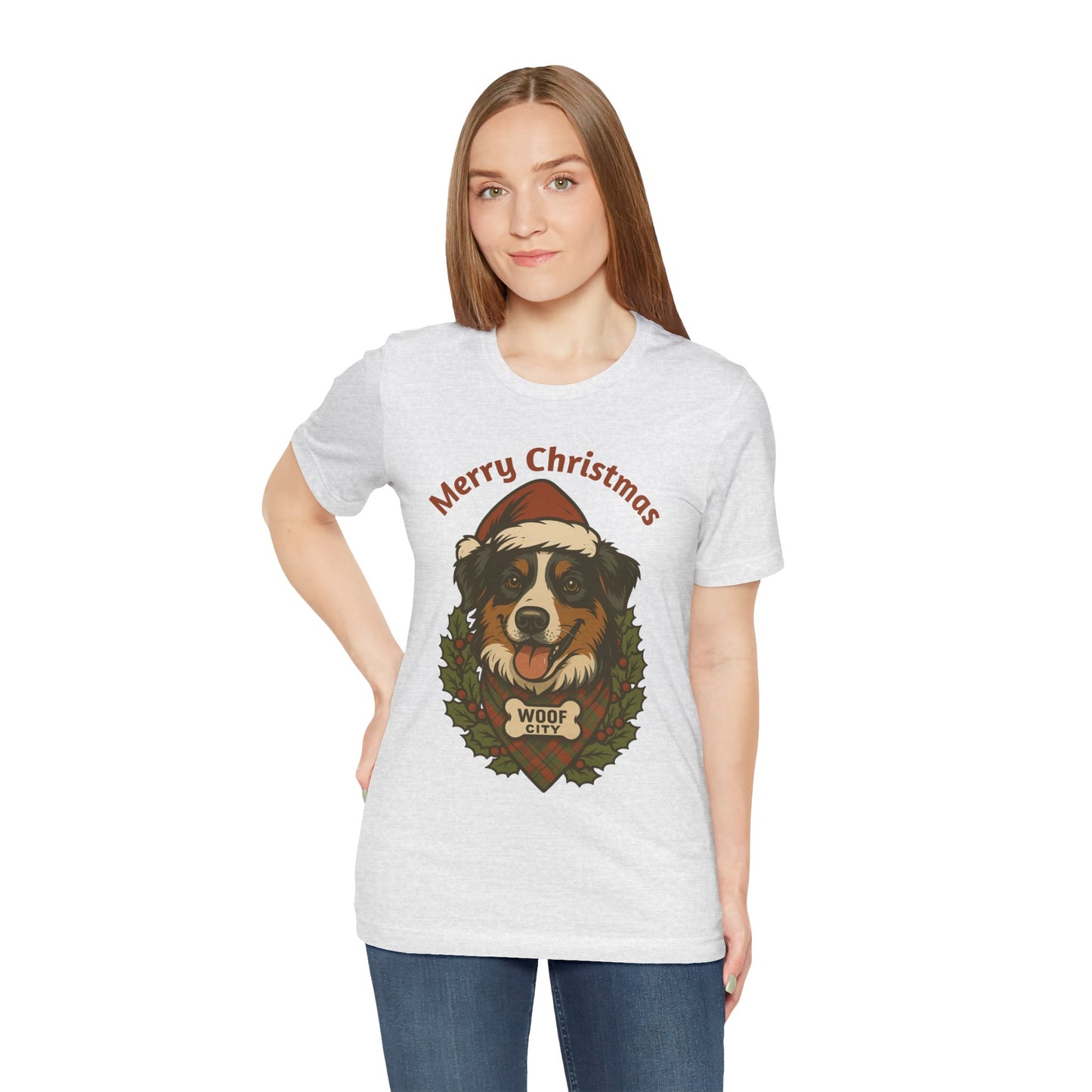 Herding Holiday Cheer – Australian Shepherd Christmas Tee