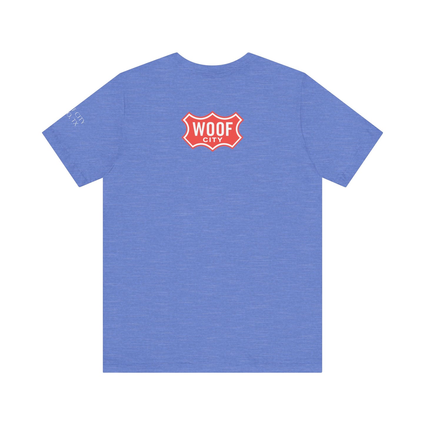 Woof City Rail District Golden Retriever Tee – Frisco’s Favorite Dog Shirt