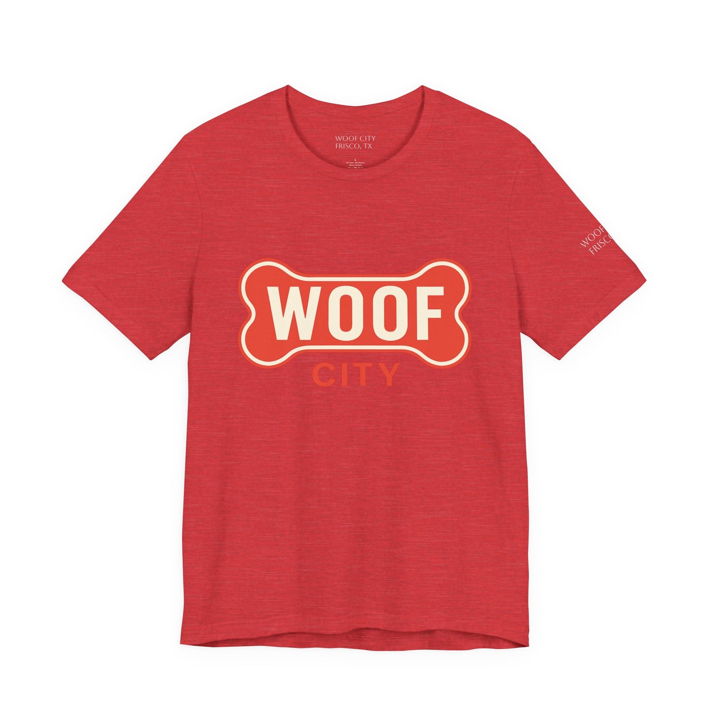 Woof City Shield Logo Tee – Frisco’s Favorite Dog Spot