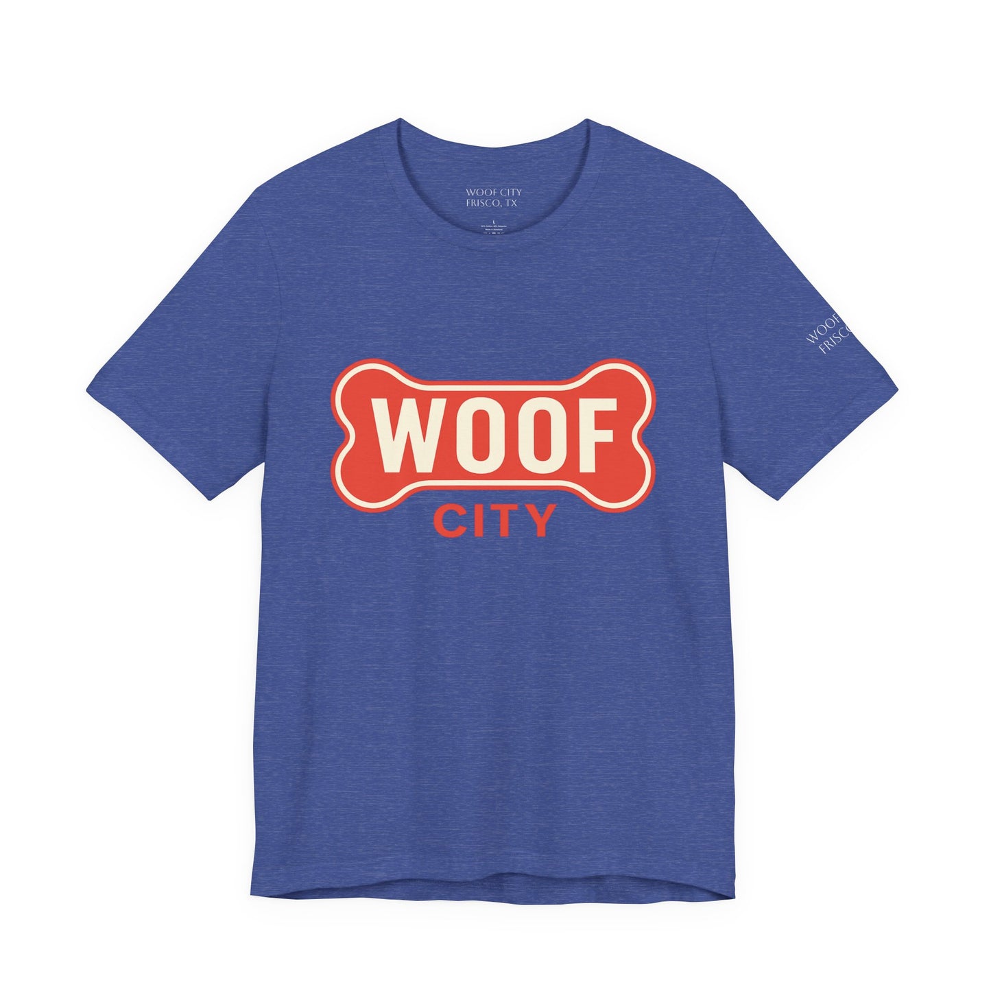 Woof City Shield Logo Tee – Frisco’s Favorite Dog Spot
