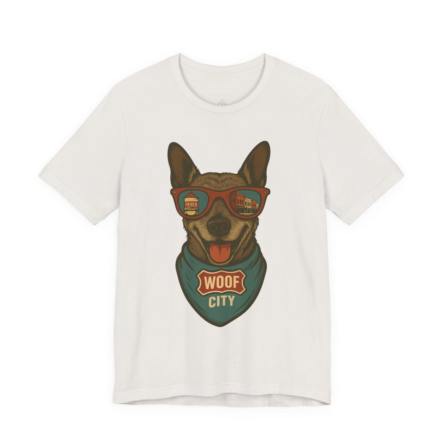 T-Shirt Doug, My Friend's Loyal Pup Unisex Jersey Short Sleeve Tee