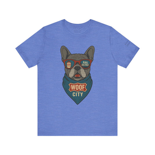 French Bulldog Unisex Tee Snort Snooze Style