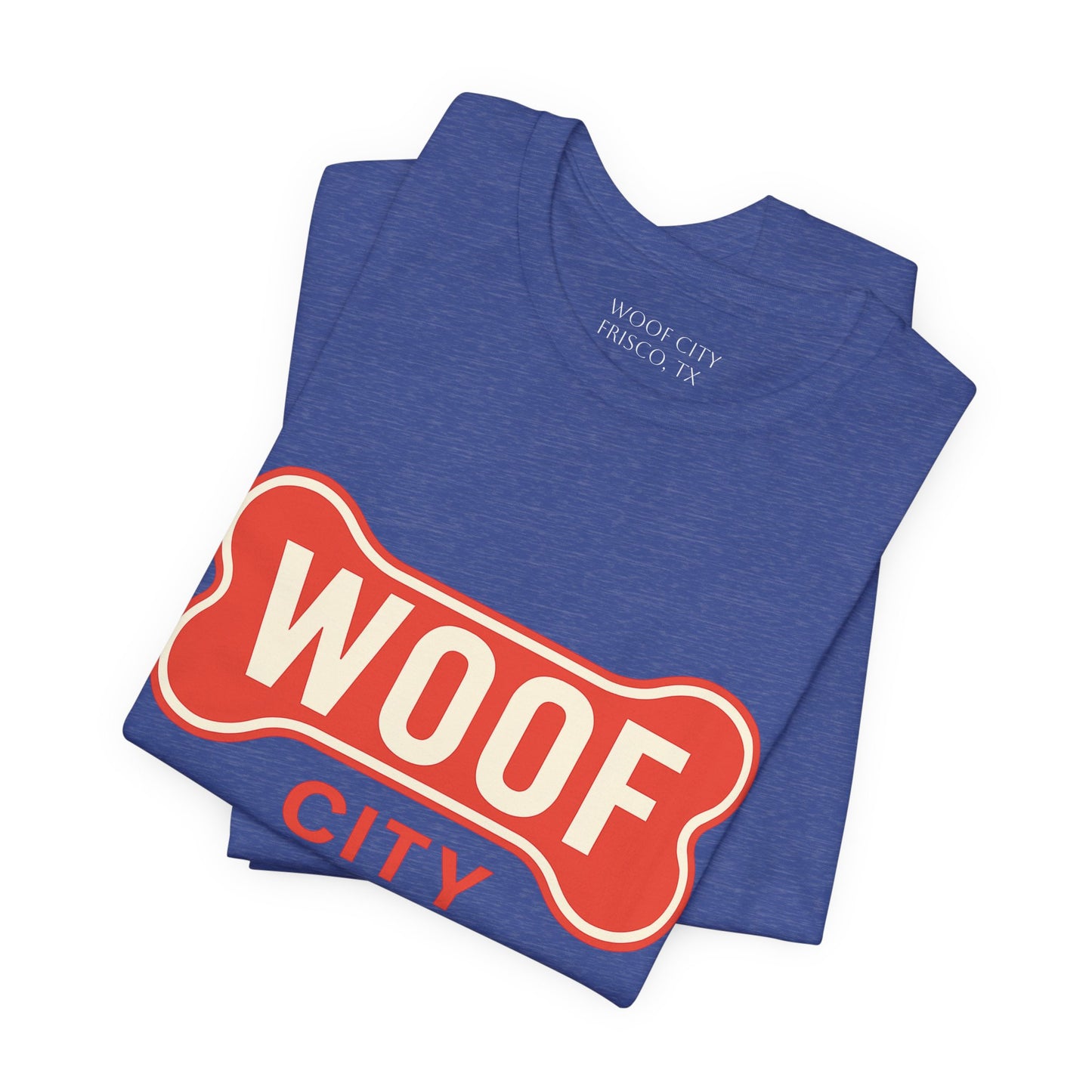 Woof City Shield Logo Tee – Frisco’s Favorite Dog Spot