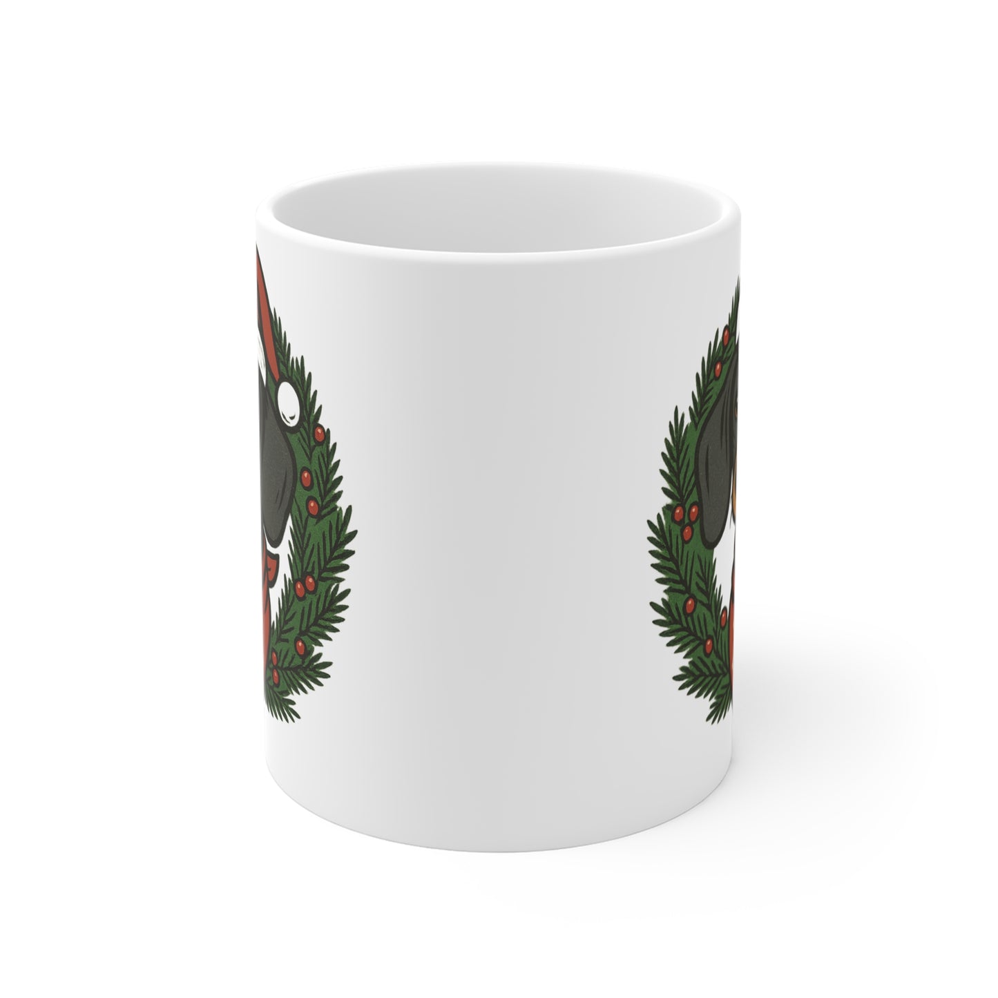 Bernie & Walter’s Holiday Mug – A Woof City Classic. Cozy sips. Long bodies. Big holiday energy.