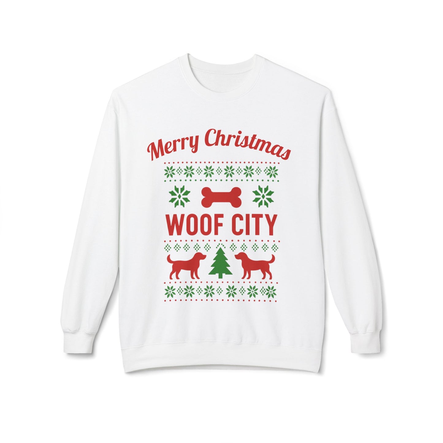 Merry Woofmas Ugly Sweater – Woof City Edition