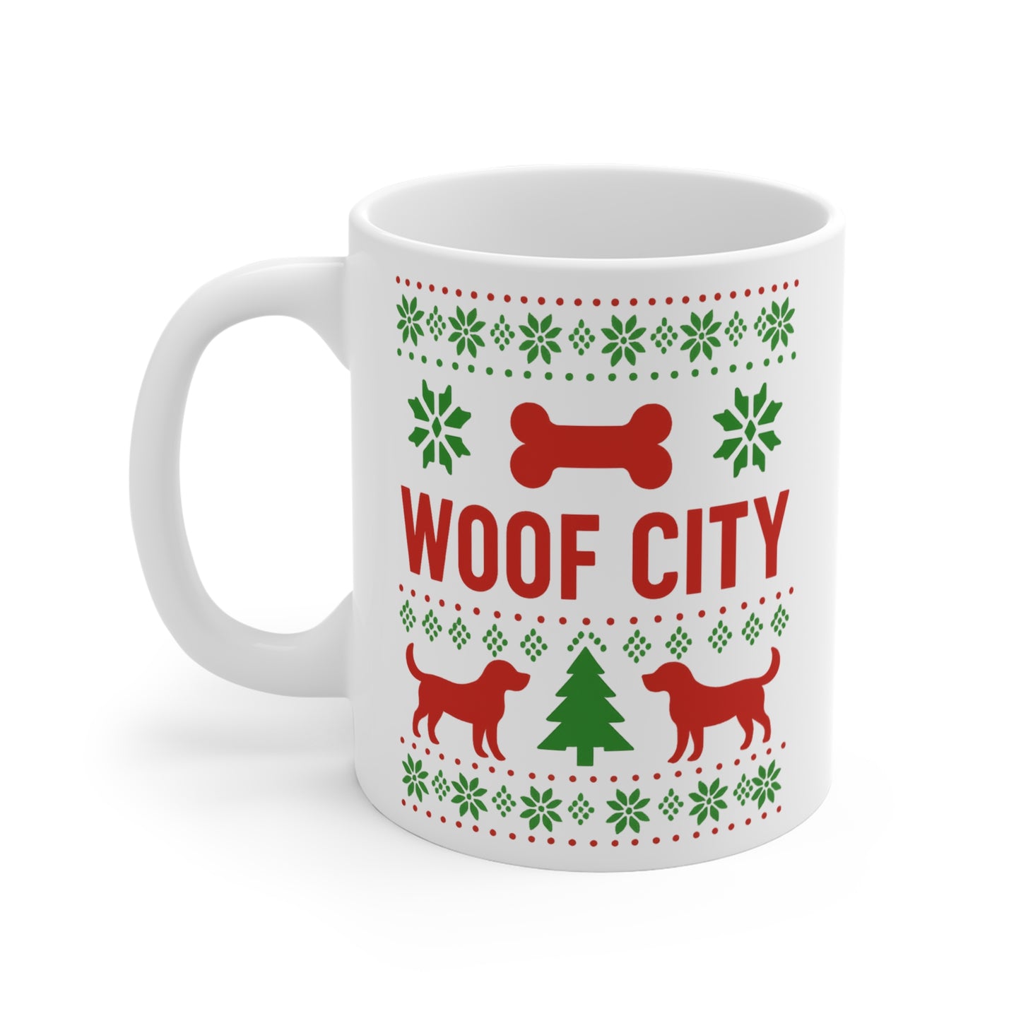 Ugly Sweater Mug – Woof City Holiday Edition