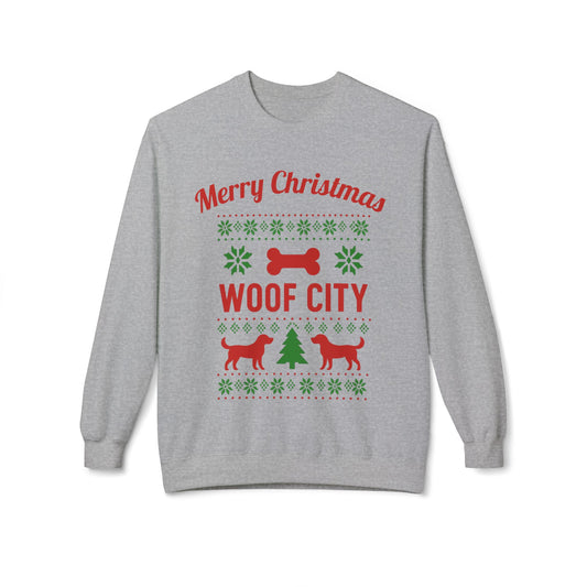 Merry Woofmas Ugly Sweater – Woof City Edition
