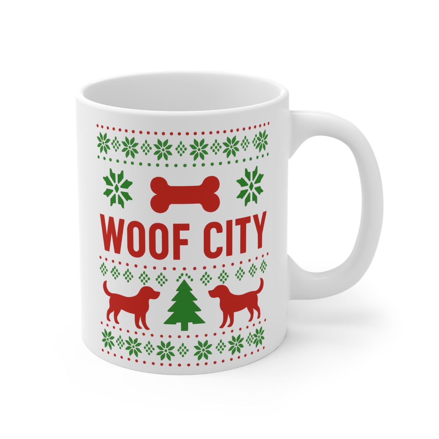 Ugly Sweater Mug – Woof City Holiday Edition