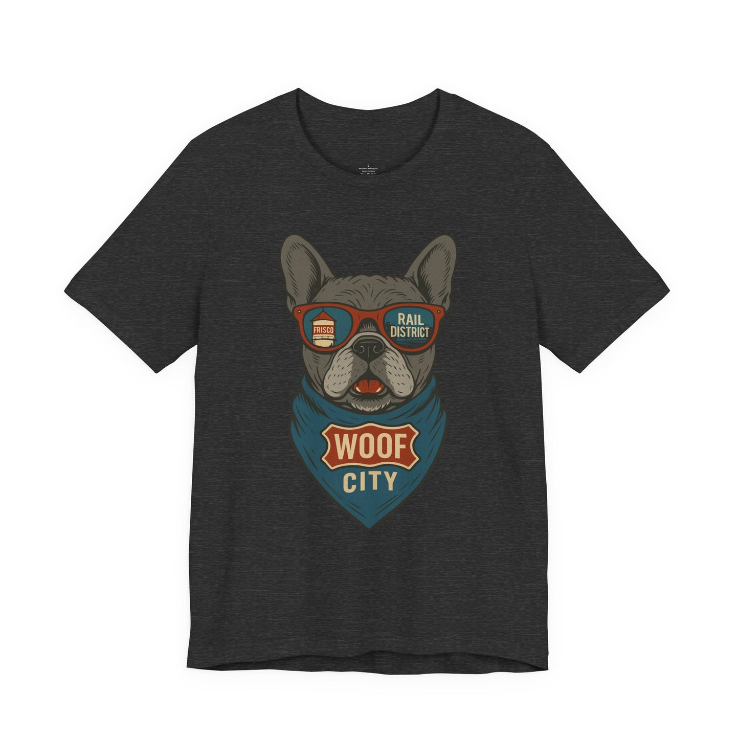 French Bulldog Unisex Tee Snort Snooze Style