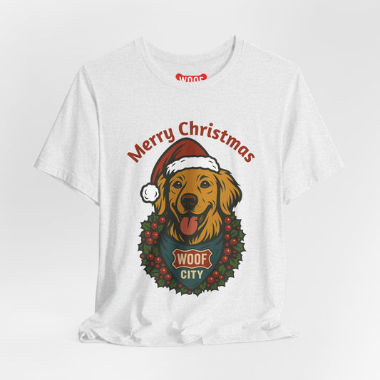 Merry Pupmas Tee – Woof City Holiday Edition