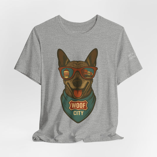 T-Shirt Doug, My Friend's Loyal Pup Unisex Jersey Short Sleeve Tee