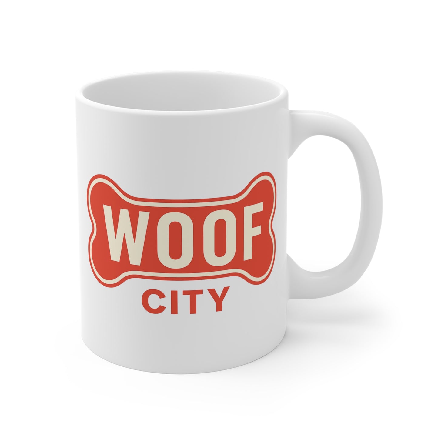 Woof City Logo Mug – For Frisco Dog Lovers