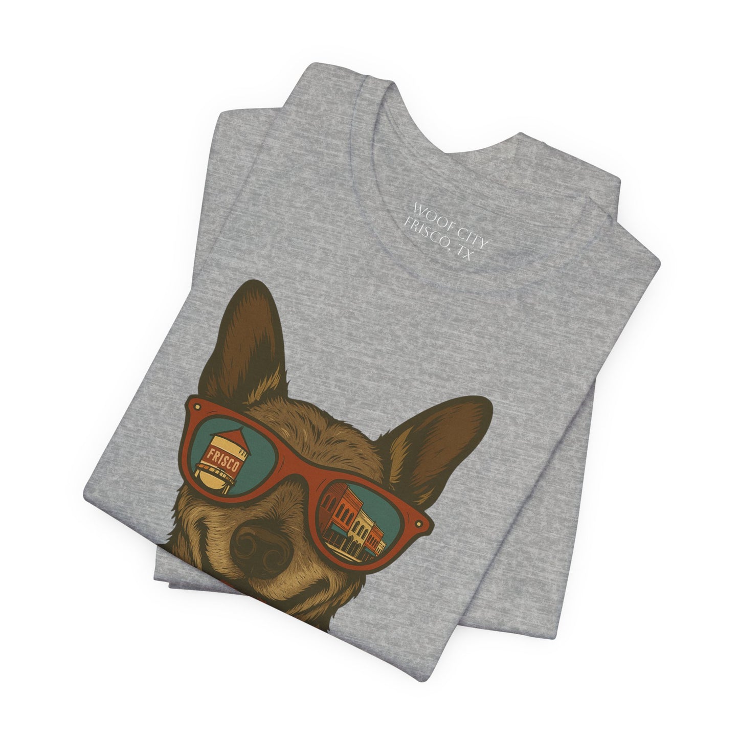 T-Shirt Doug, My Friend's Loyal Pup Unisex Jersey Short Sleeve Tee