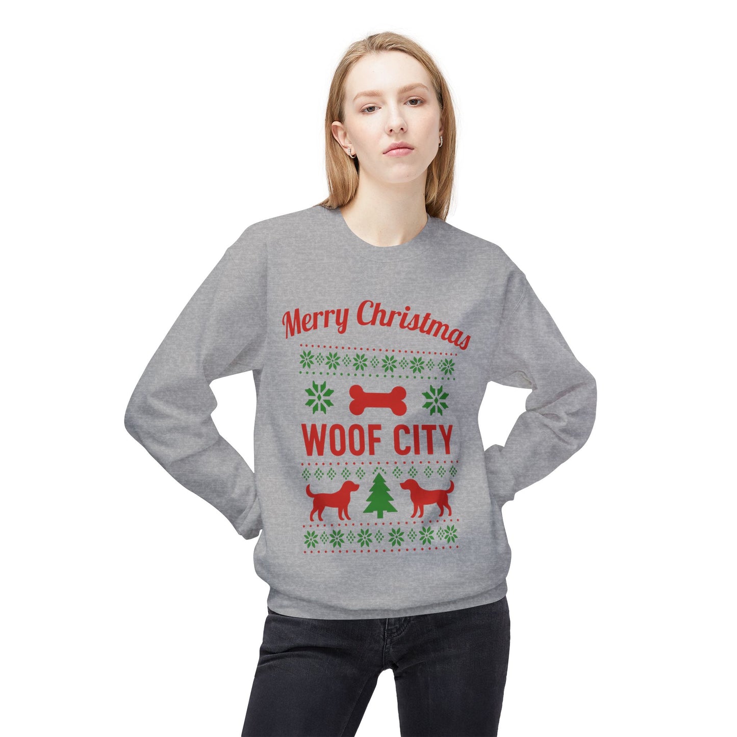 Merry Woofmas Ugly Sweater – Woof City Edition