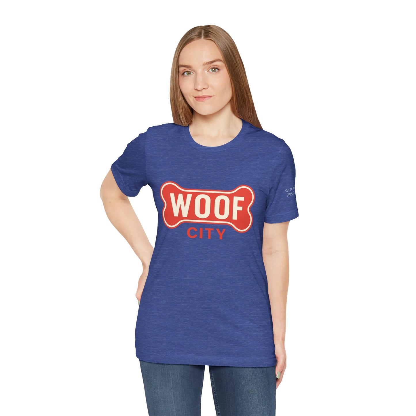 Woof City Shield Logo Tee – Frisco’s Favorite Dog Spot