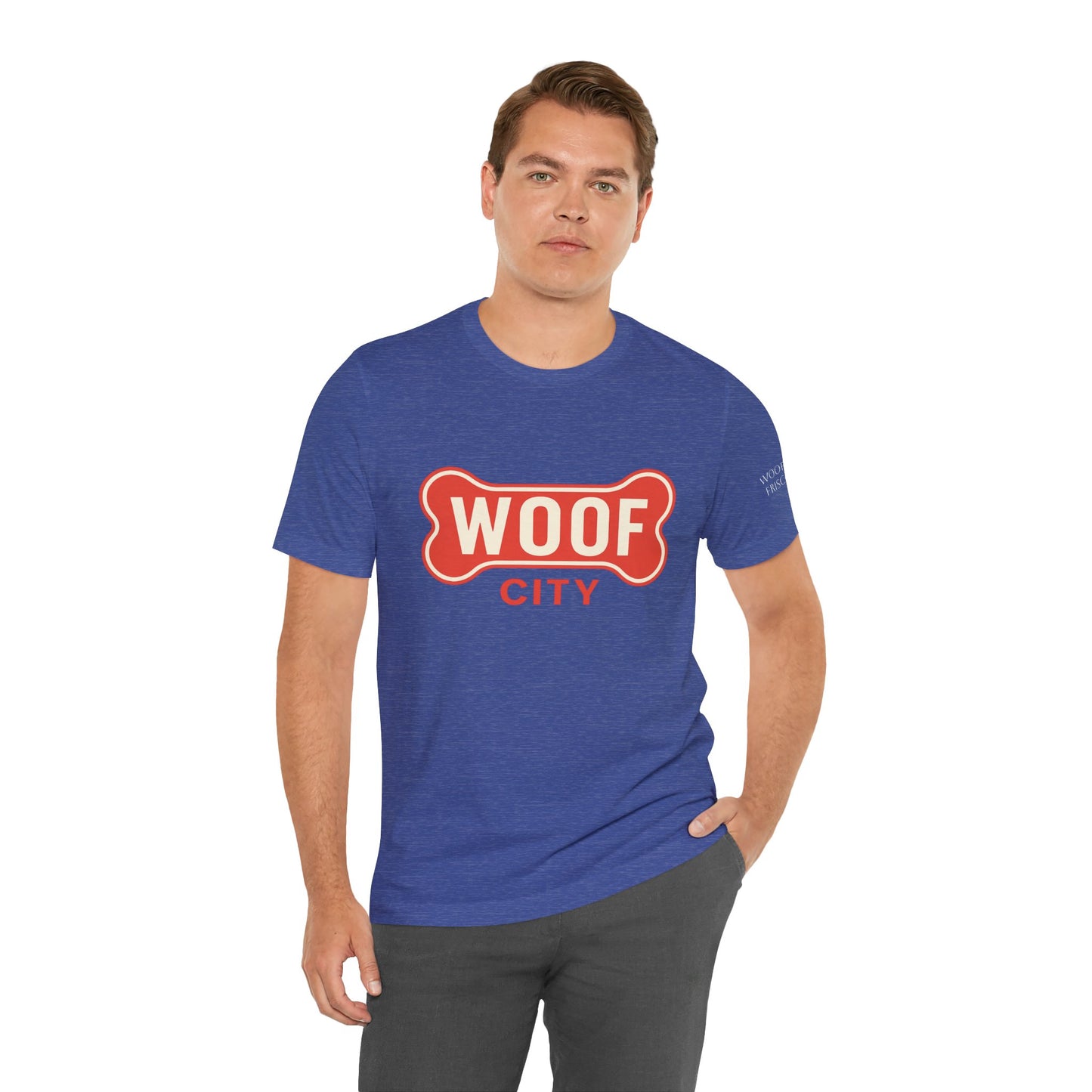 Woof City Shield Logo Tee – Frisco’s Favorite Dog Spot