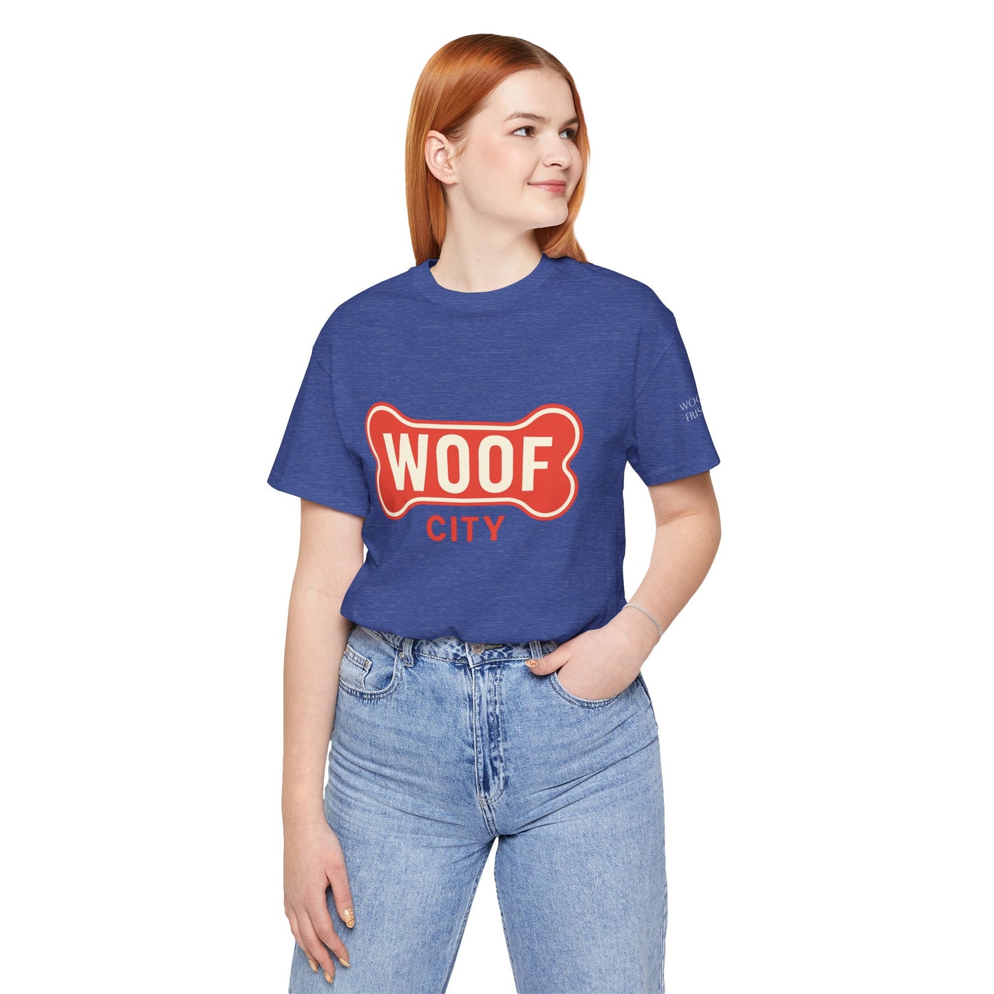 Woof City Shield Logo Tee – Frisco’s Favorite Dog Spot