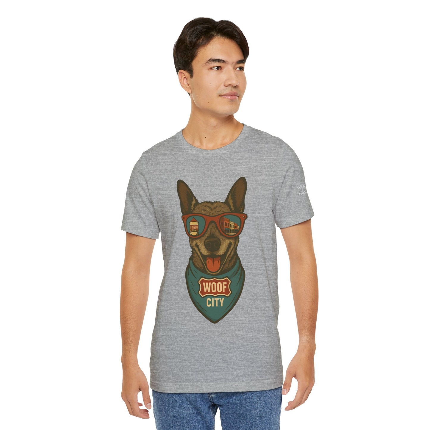 T-Shirt Doug, My Friend's Loyal Pup Unisex Jersey Short Sleeve Tee
