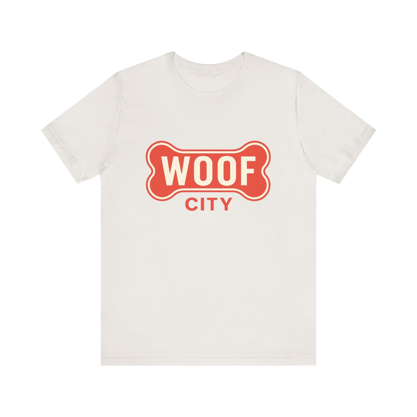 Woof City Shield Logo Tee – Frisco’s Favorite Dog Spot